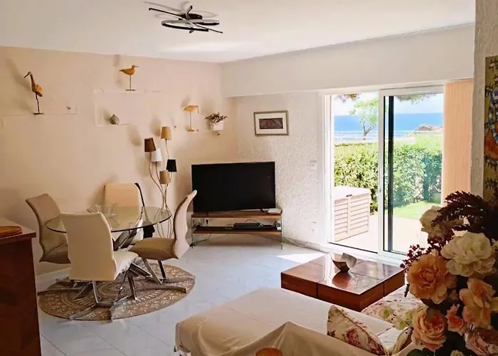 Fleur De Sel 55m2, Terrasse, Jardin, Pieds Dans L'eau, 4 Pers * Saint-Raphaël